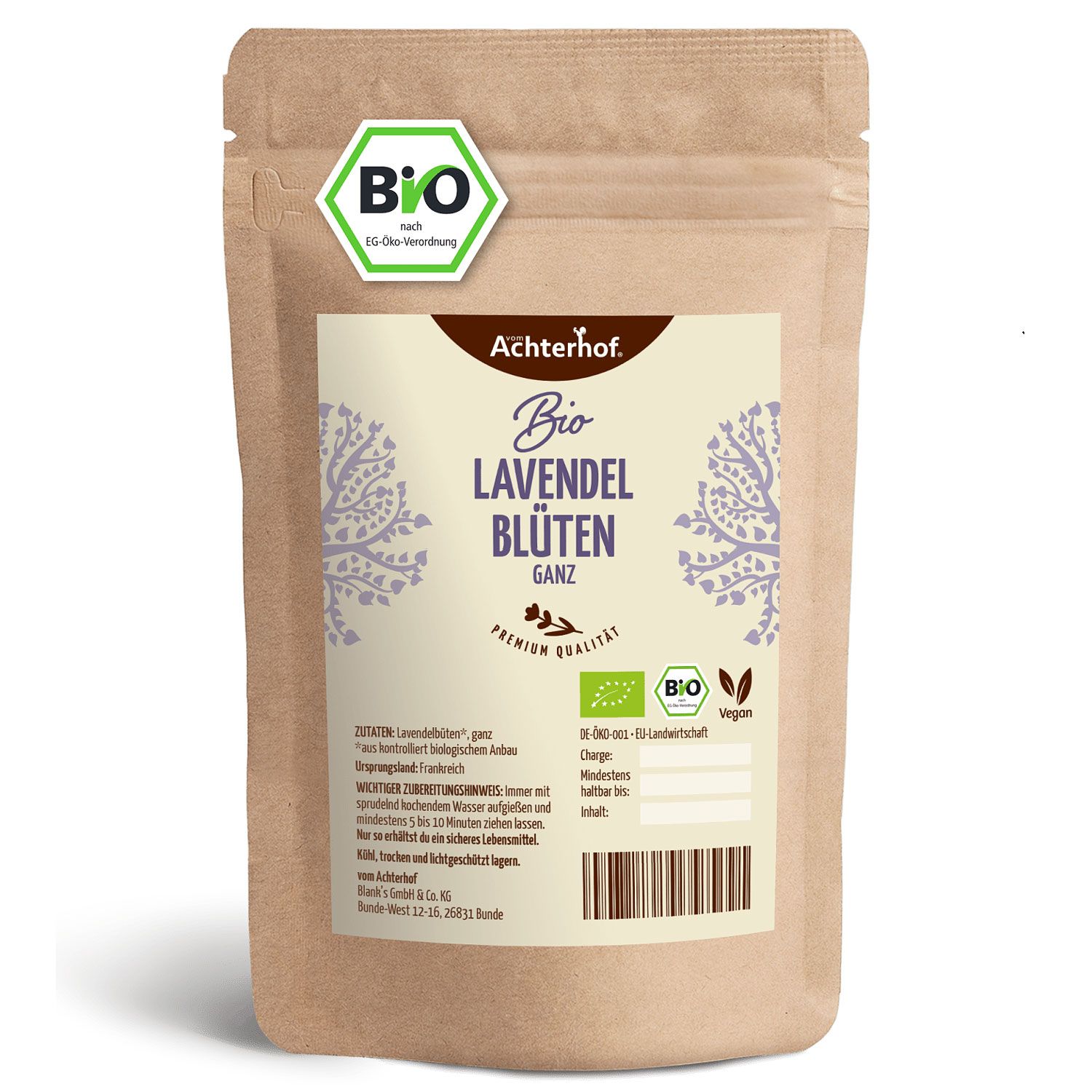 Achterhof Bio Lavendel Blüten