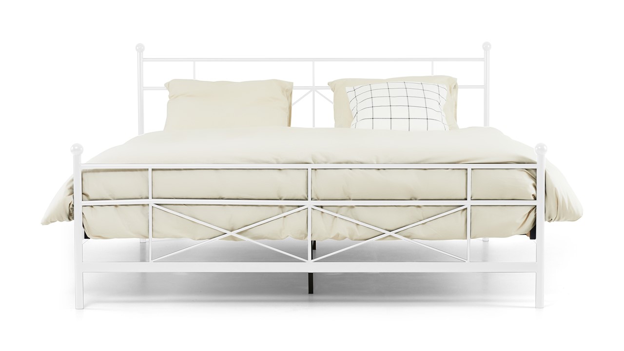 Bed Milano 2-persoons wit