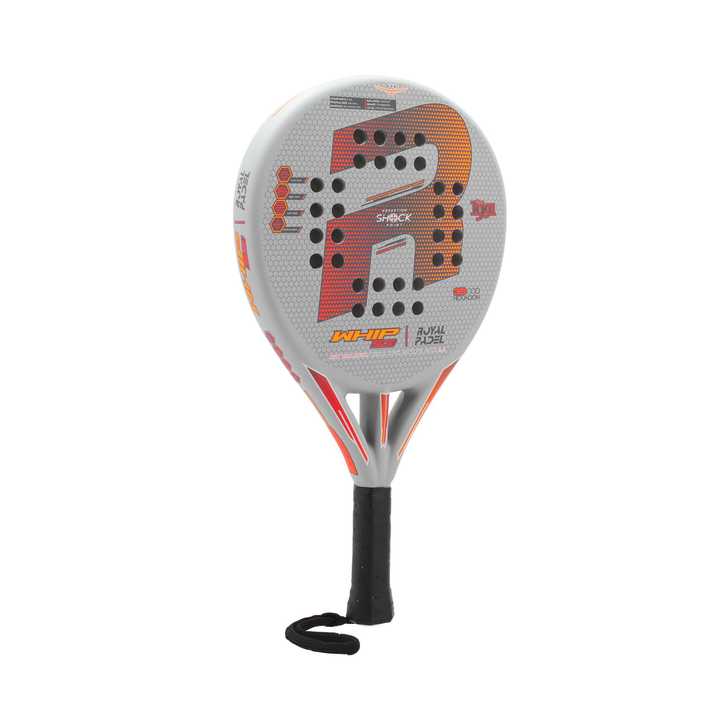 Raquete de Padel Royal Rp 790 Chicote Eva