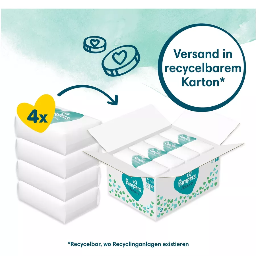Pampers Harmonie Gr. 5, 11-16 kg, Monatsbox (1x152 Windeln)