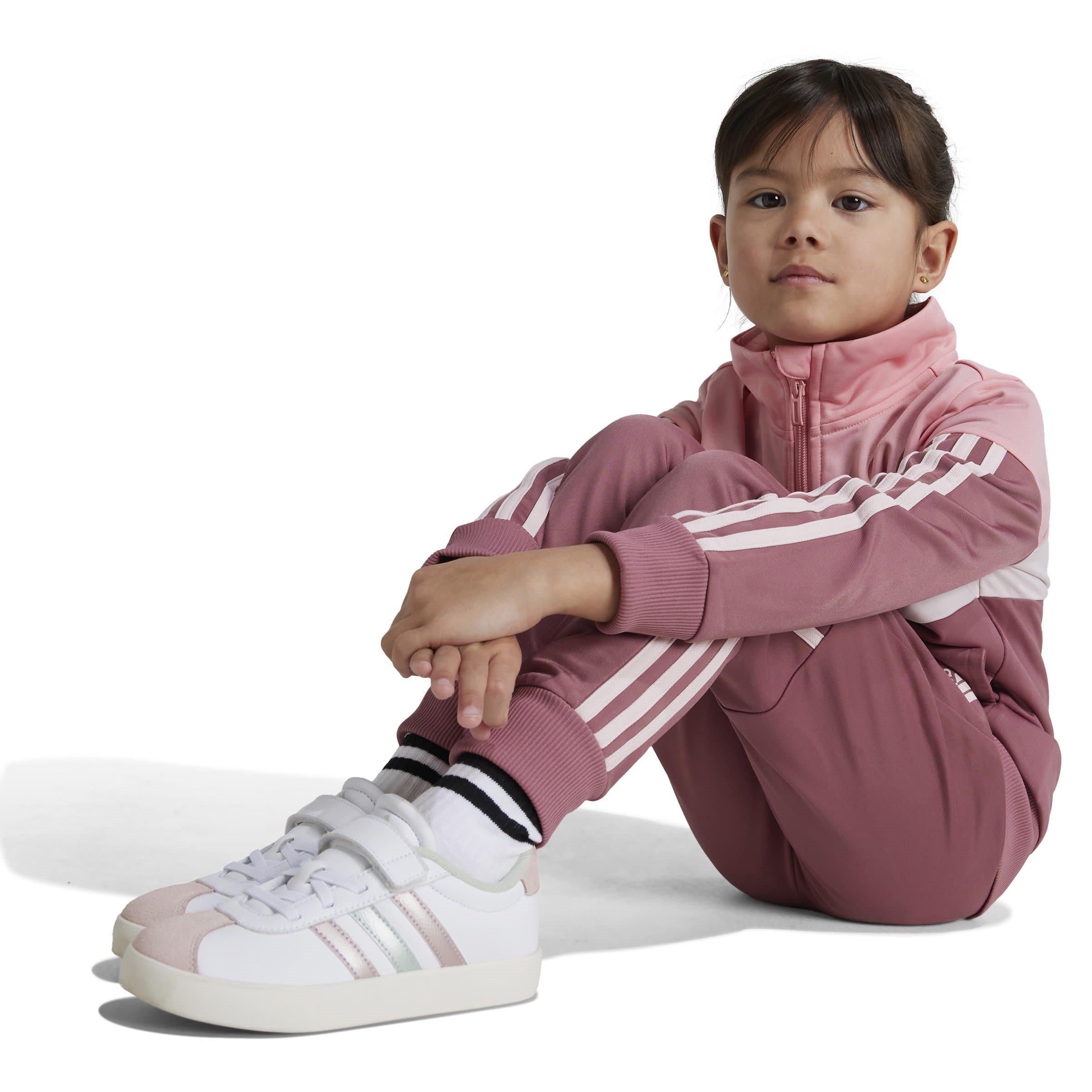 adidas 3 Stripe Poly Tracksuit