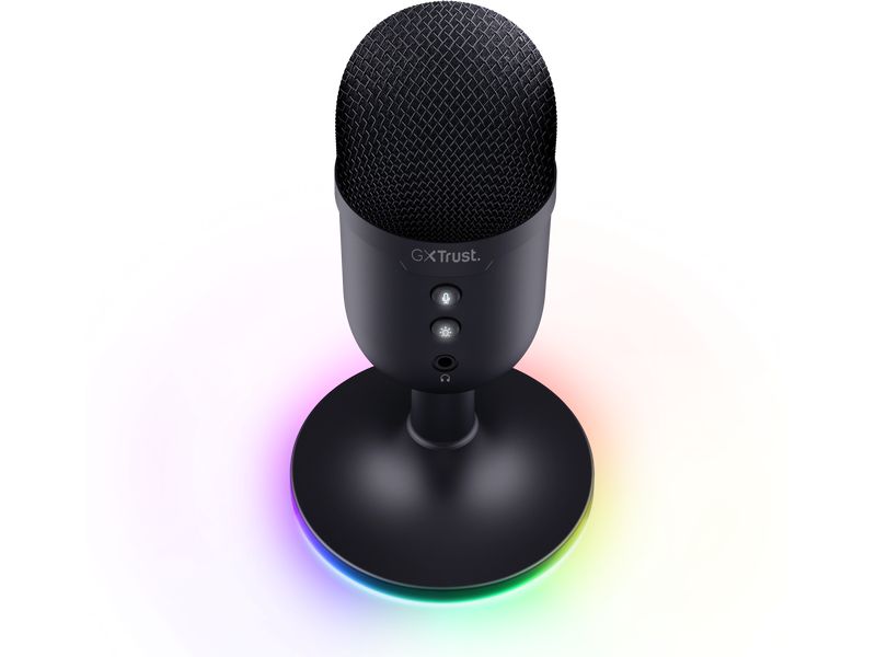 Trust Mikrofon GXT234 Yunix Kompaktes USB-Gaming-Mikrofon für Streaming & Content-Erstellung