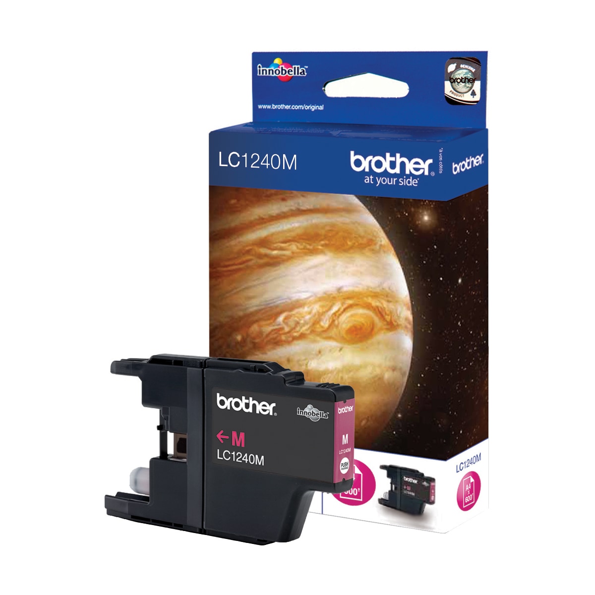 Brother blekkpatron LC- 1240M Magenta
