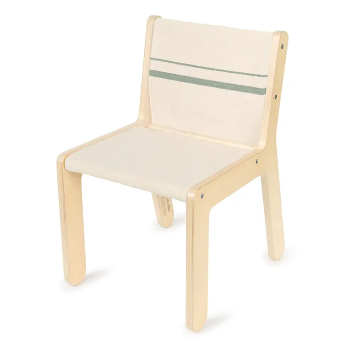 Lorena Canals Chaise Sillita en bouleau déhoussable | Bleu pâle