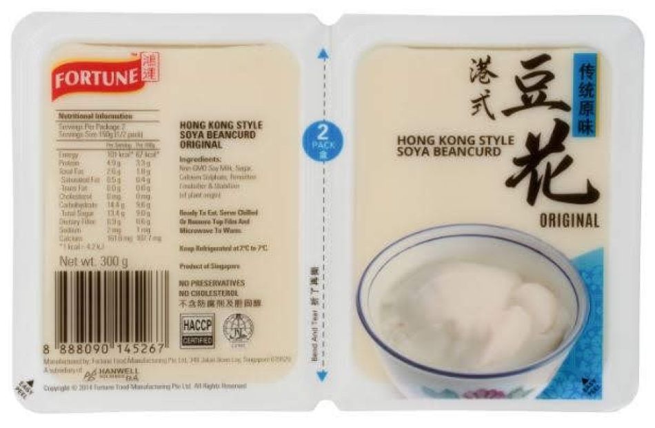 Fortune Hong Kong Stijl Tofu Origineel (2x) 300g