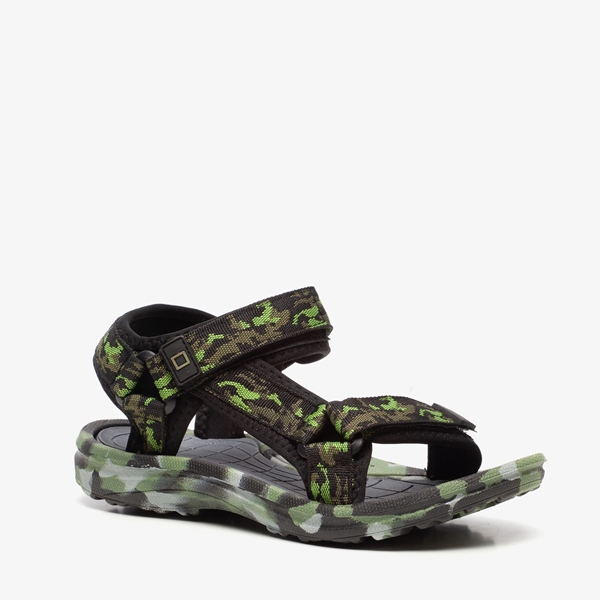 Blue Box jongens sandalen met camouflageprint