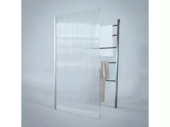 Pare bain gauche AURYS Raywall chromée