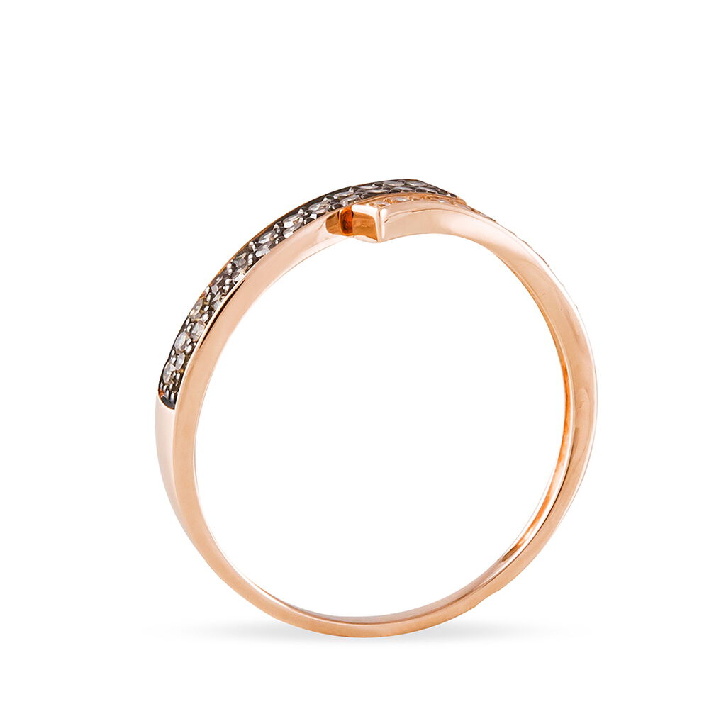 Bague Amelie Or Rose Diamant
