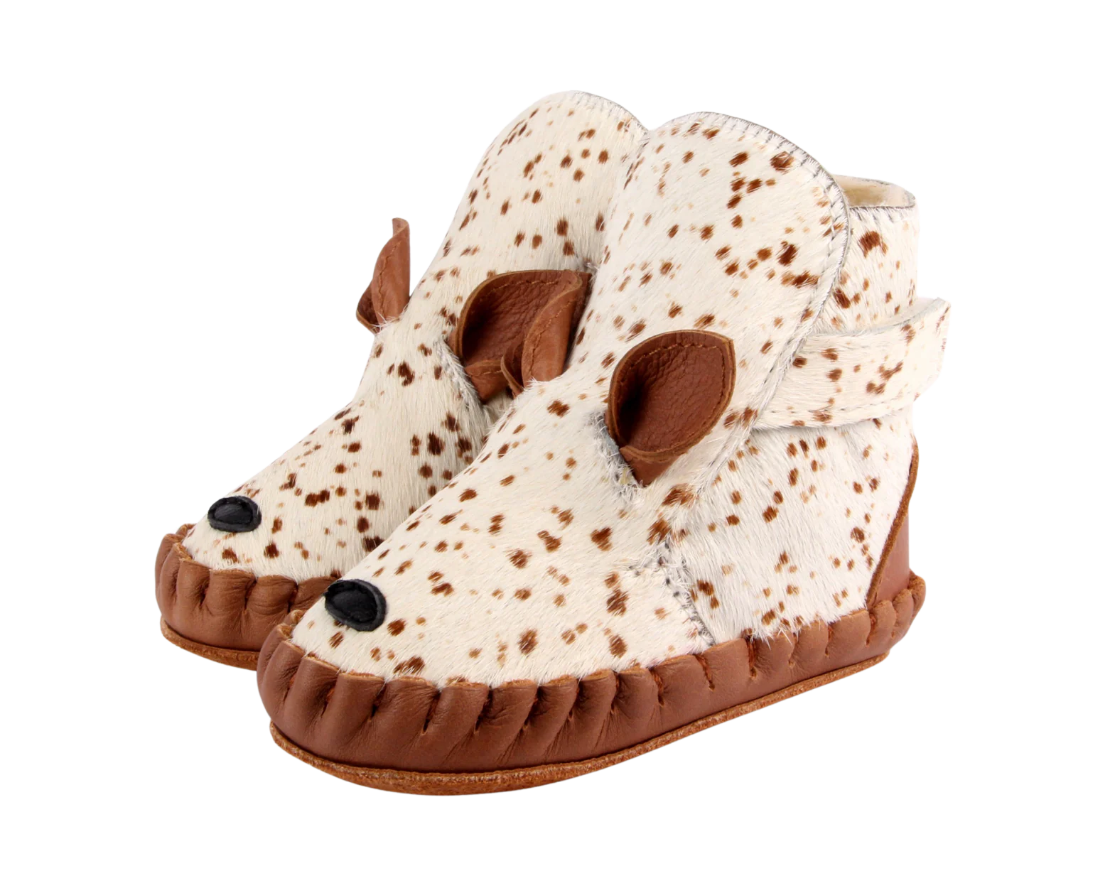 Kapi Exclusive Booties | Bambi | Bambi Spotted Cow Hair