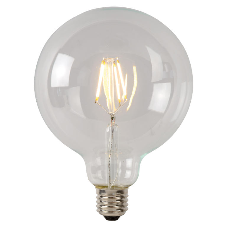 Lucide G95 LED lichtbron E27 7W 2700K A transparant niet dimbaar