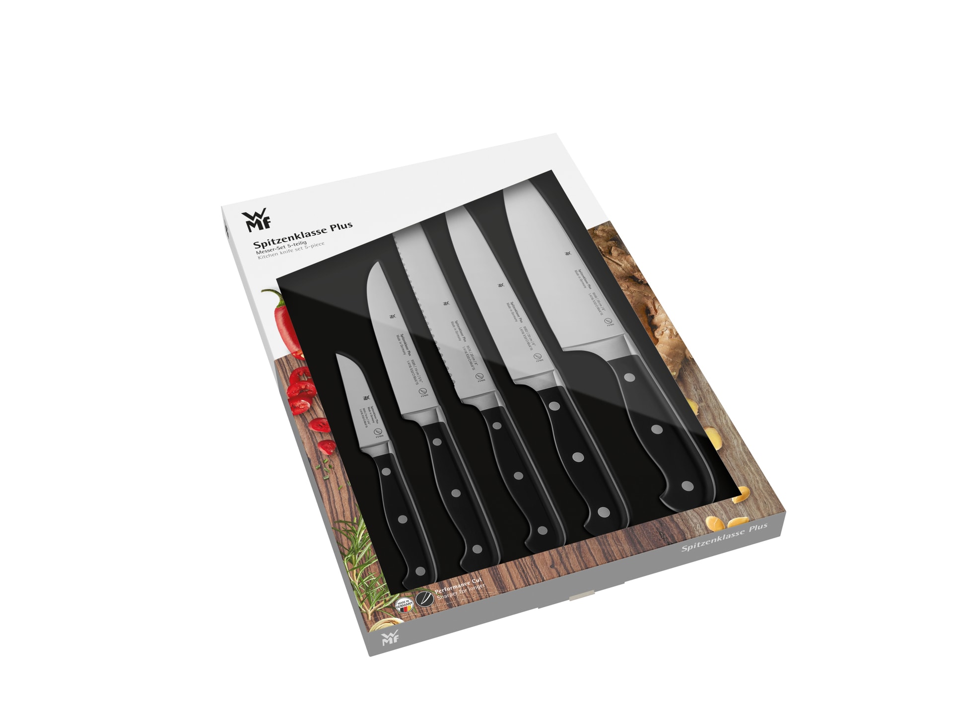 WMF Messer-Set SPITZENKLASSE PLUS 5-teilig Edelstahl