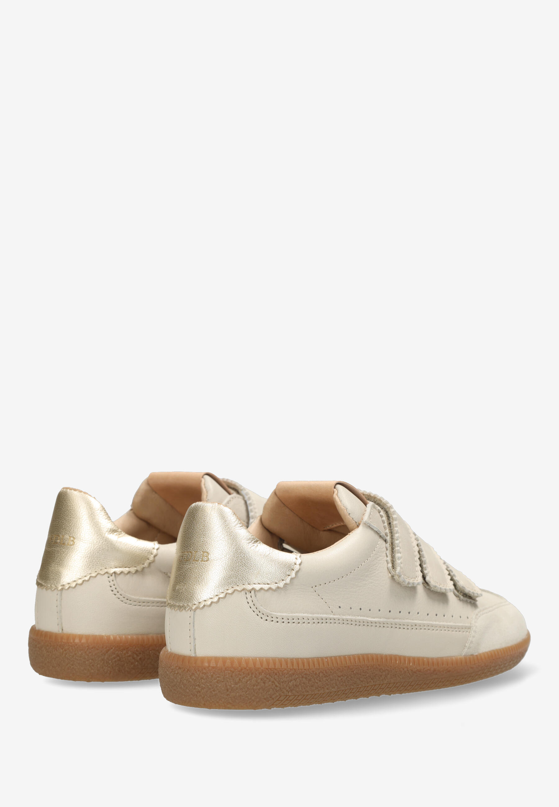 PEARL VALENCIA Sneaker leather metallic Off White