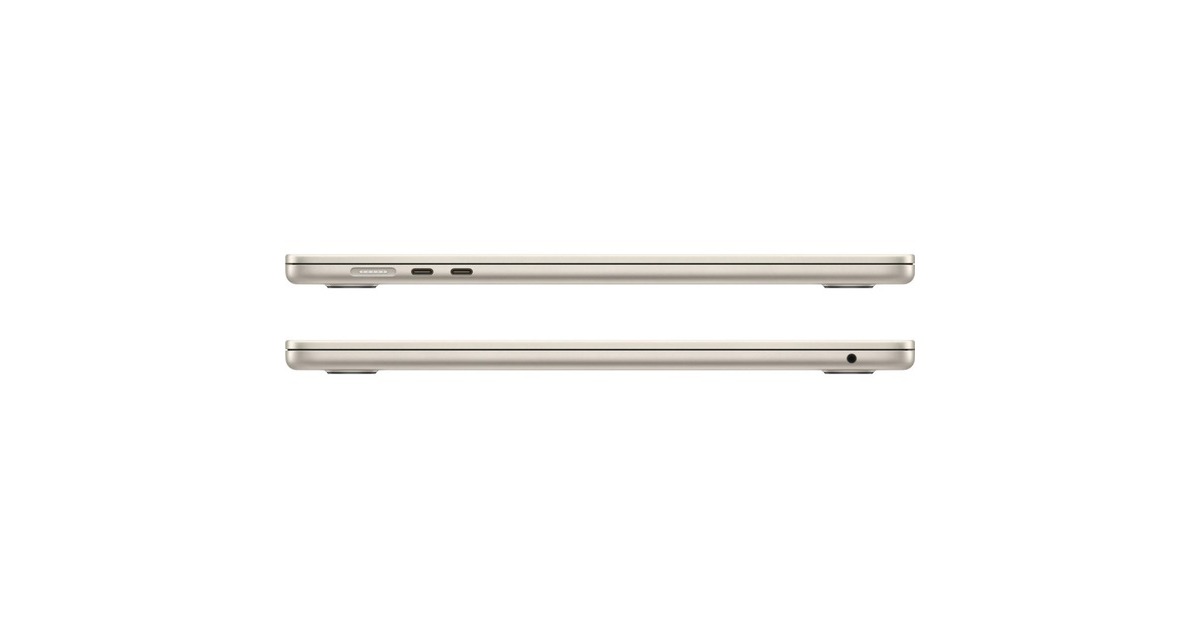 AppleMacBook Air 15 (MQKV3N/A) laptop  (Sterrenlicht | M2 | 10-Core GPU | 8 GB | 512 GB SSD)