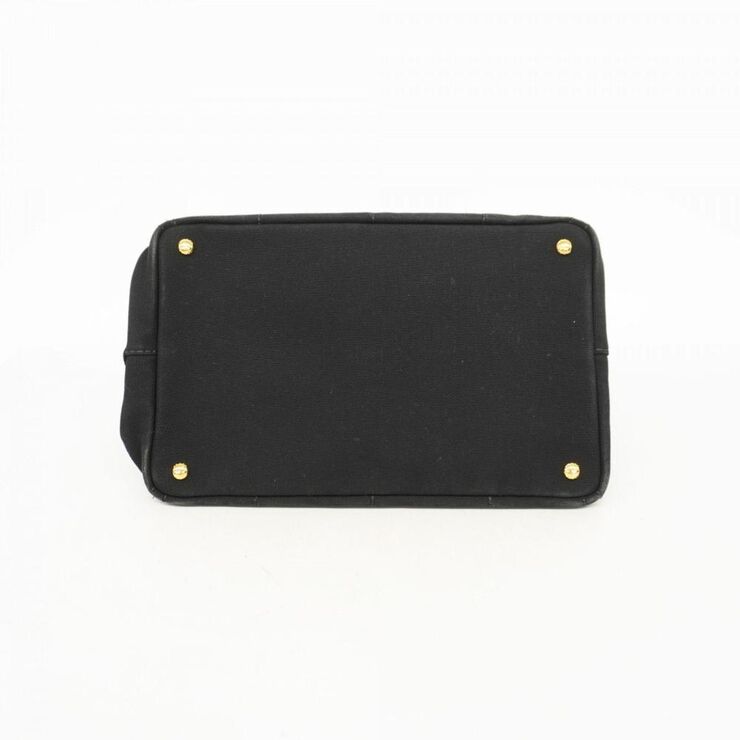 Prada Vintage Prada Canapa Tote Black