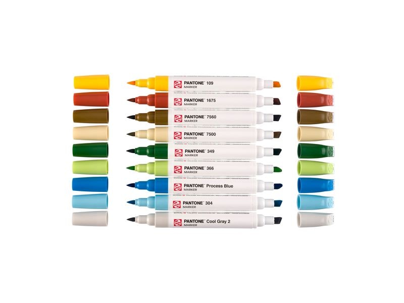 Talens Pantone Marker 9x Set Nature Wasserbasierte Marker