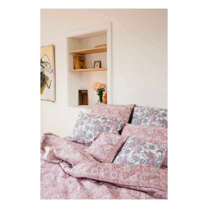Louise Misha Taie d'oreiller Valerie en coton bio | Violet