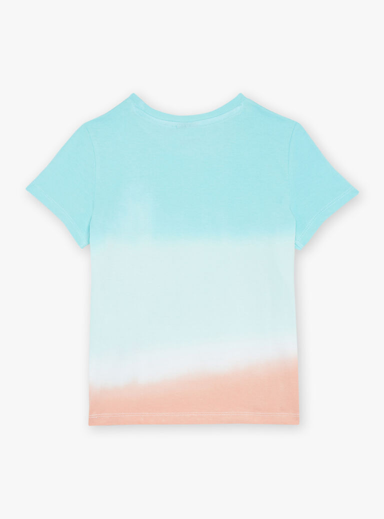 T-shirt bleu Tie and Die