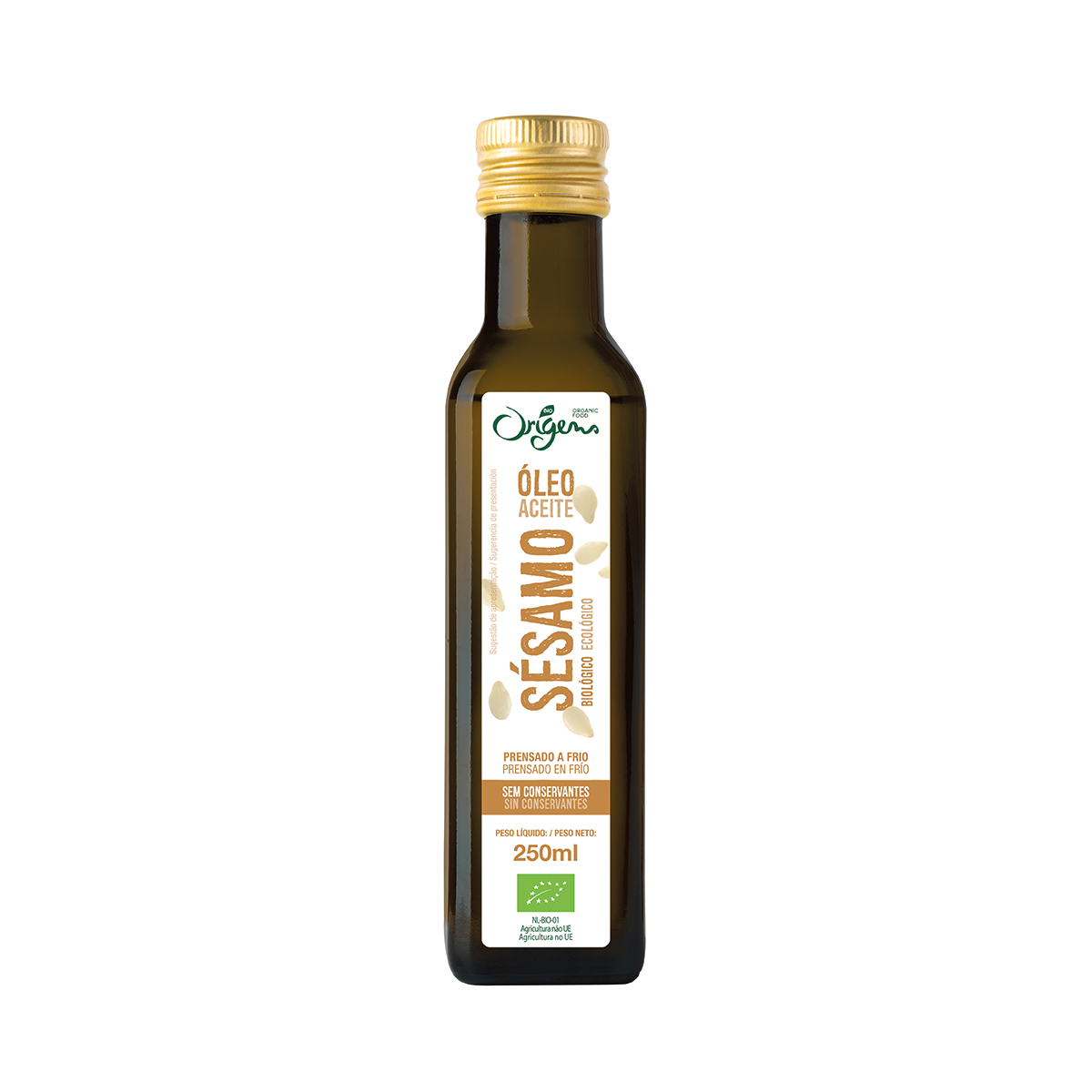 ÓLEO DE SESAMO ORIGENS BIO 250 ML