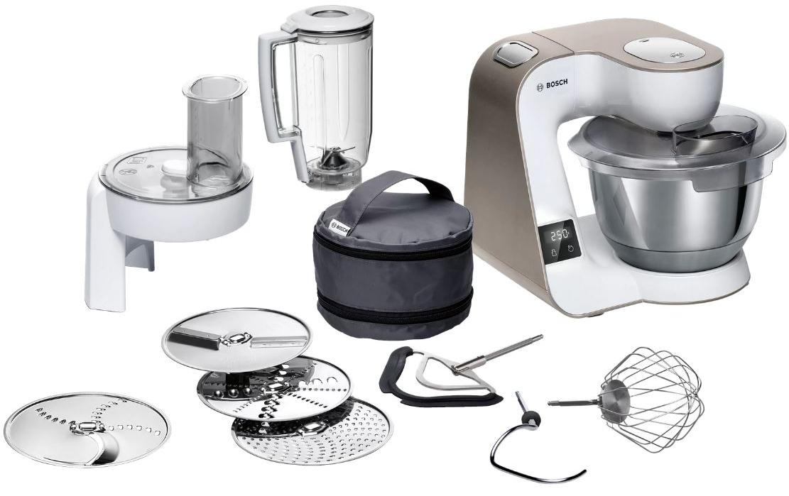 Küchenmaschine MUM5XW20 1000 W, Weiss<br>Vielseitige Küchenmaschine mit integrierter Waage, Timer und umfangreichem Zubehör