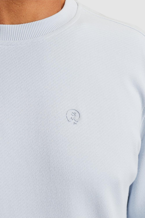Cast Iron witte heren sweater
