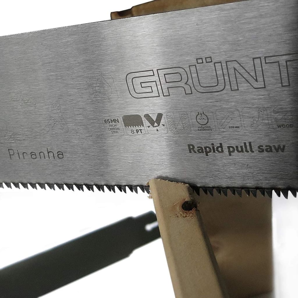 Scie de jardin piranha avec 2 lames 520 mm