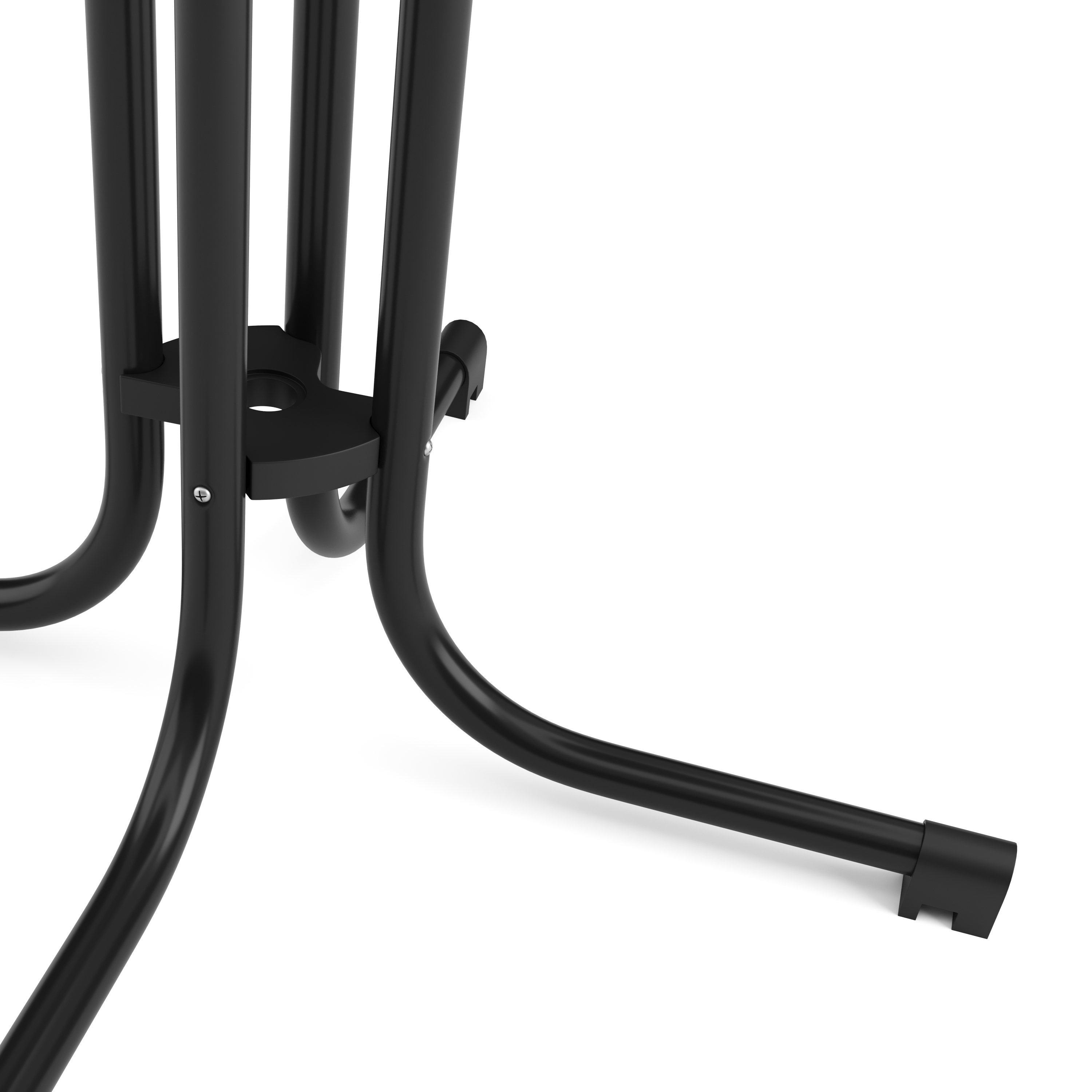 Bistrotisch Stehtisch MARTIN rund 80 x 110 cm schwarz