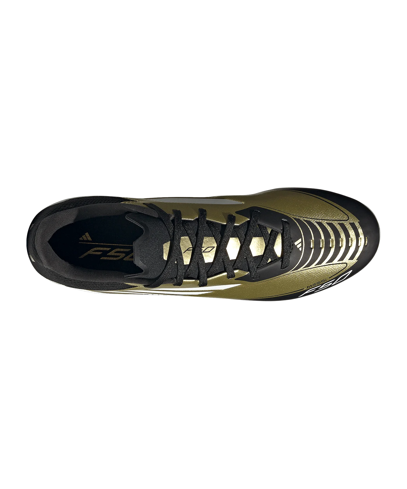 adidas F50 League FG/MG Messi Triunfo Dorado Gold Weiss