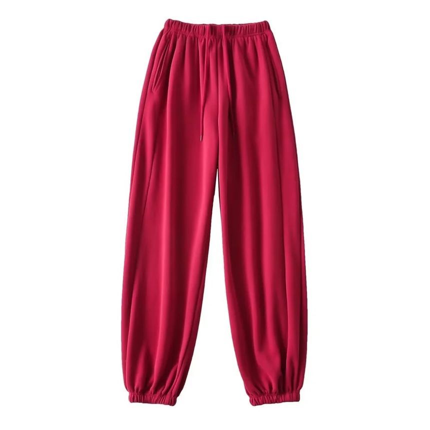 Flotto - Effen harem-joggingbroek met trekkoord in de taille