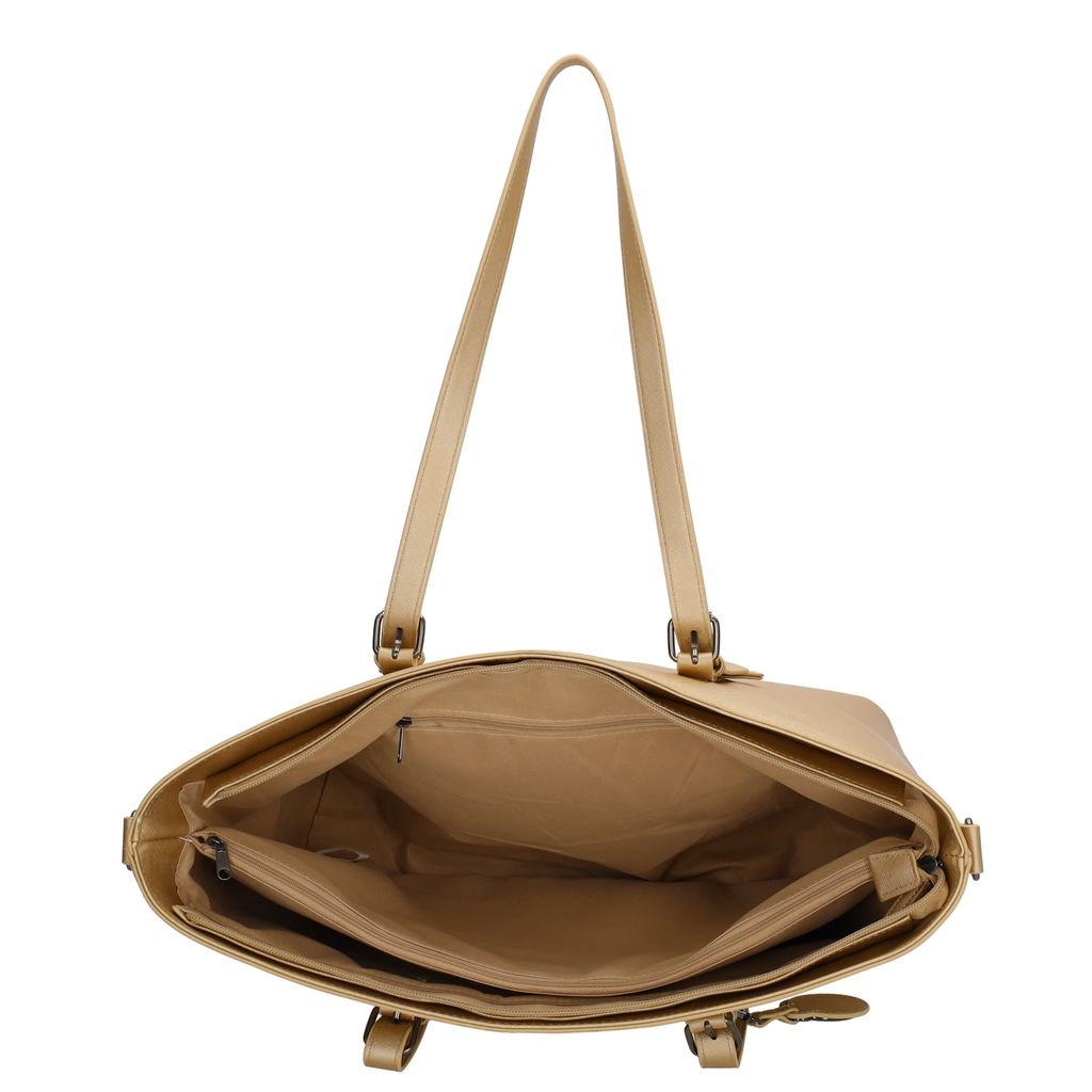 Charm London Birmingham Shopper 15,6 inch Licht Goud