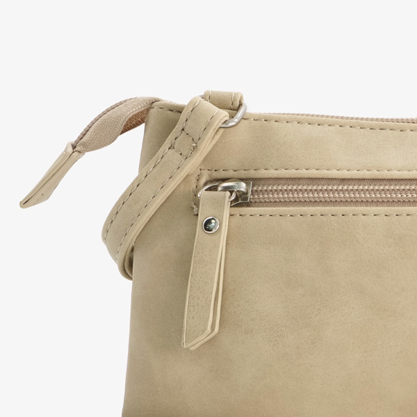 Renato Lucci dames schoudertasje beige