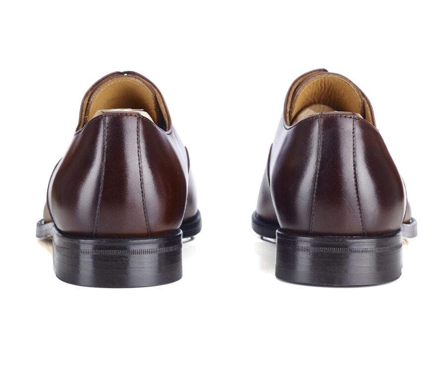 Richelieu homme Chocolat Patiné semelle cuir - WINFORD
