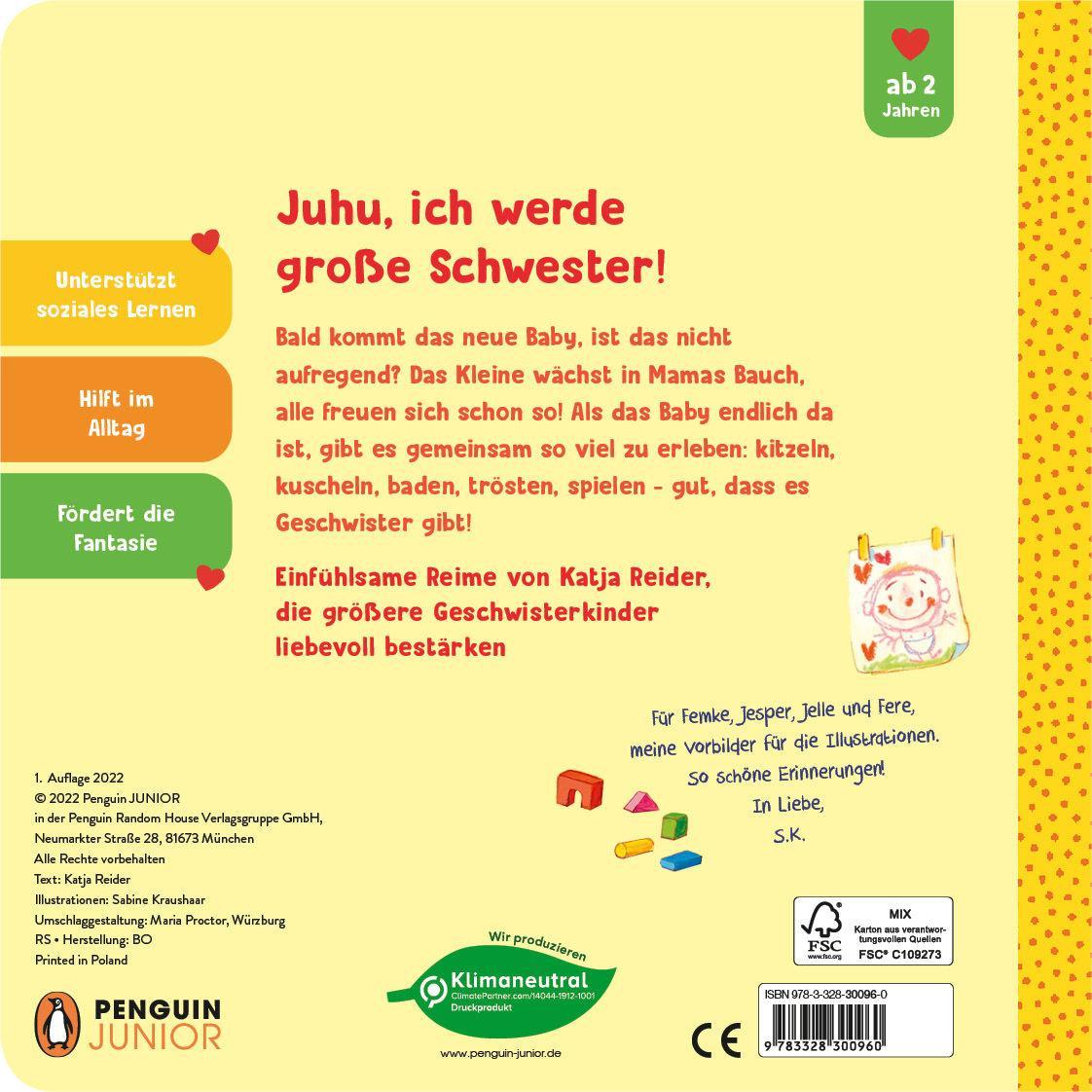 Juhu, ich bin jetzt große Schwester!