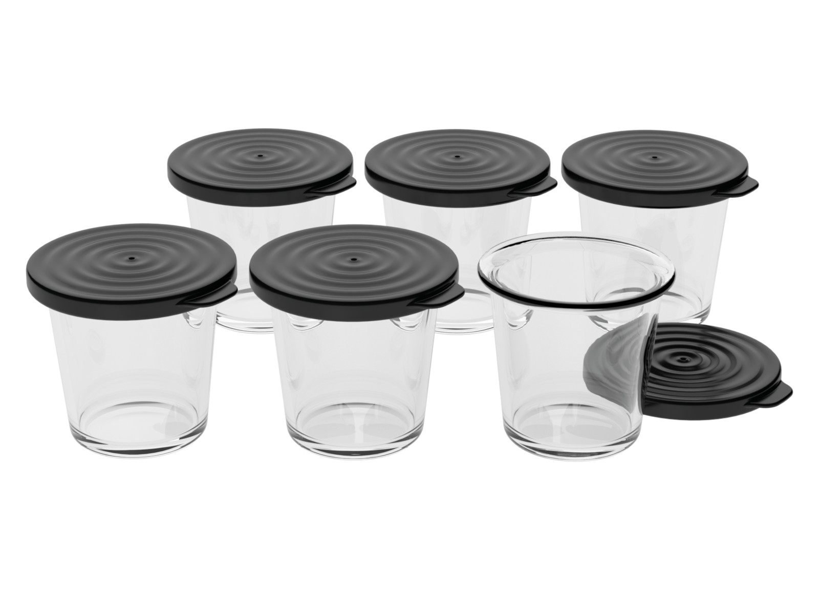 Lot de 6 verrines pour Cookeo XA606000