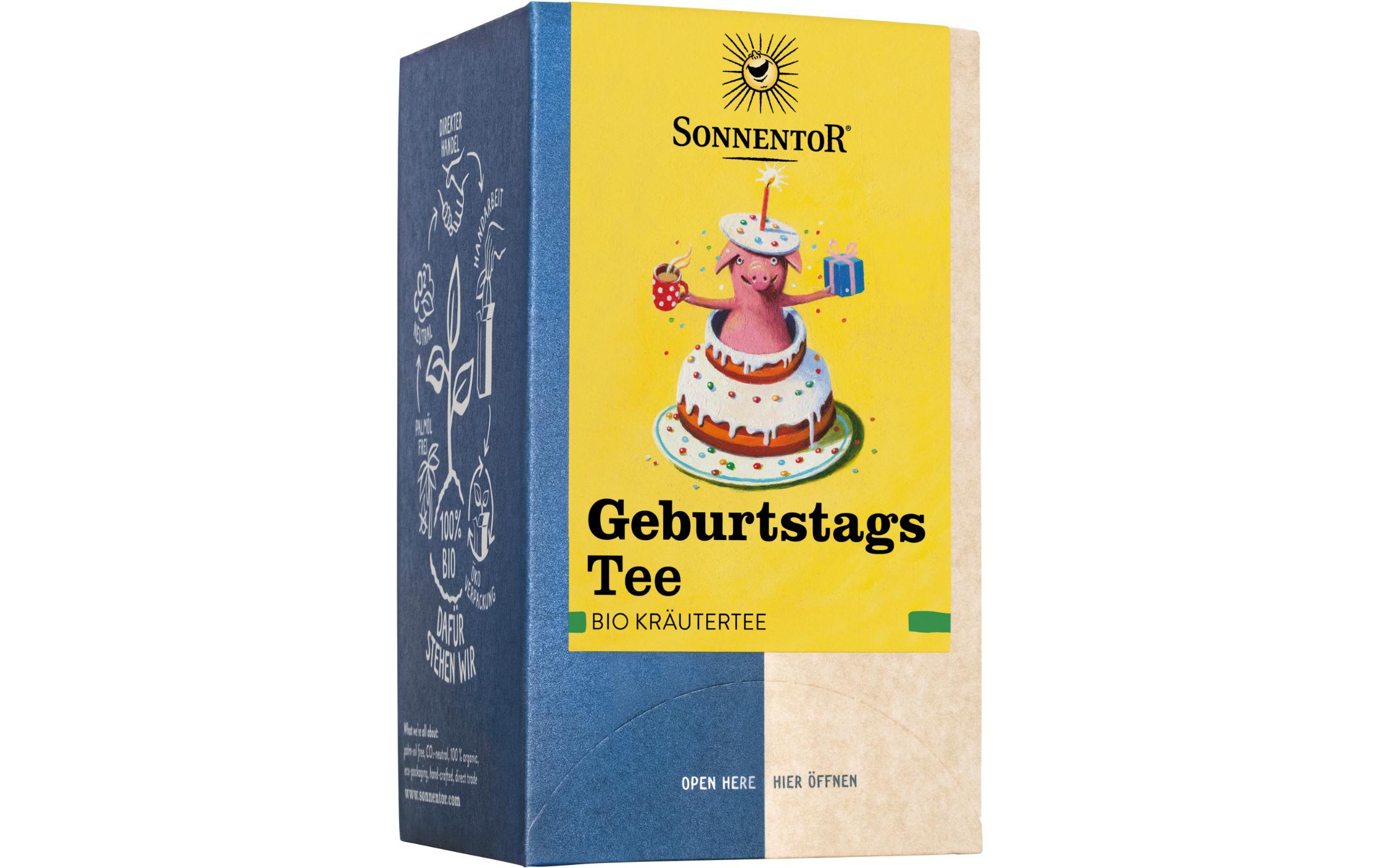 Teebeutel Bio Geburtstagstee 18 StückBio Kräutertee