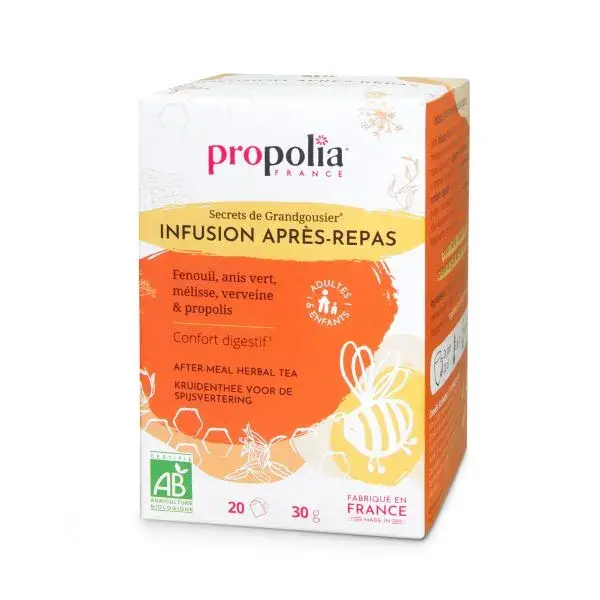 Propolia Infusion Orgânico Pós-Refeição - Pacote com 2 x 20 sachês