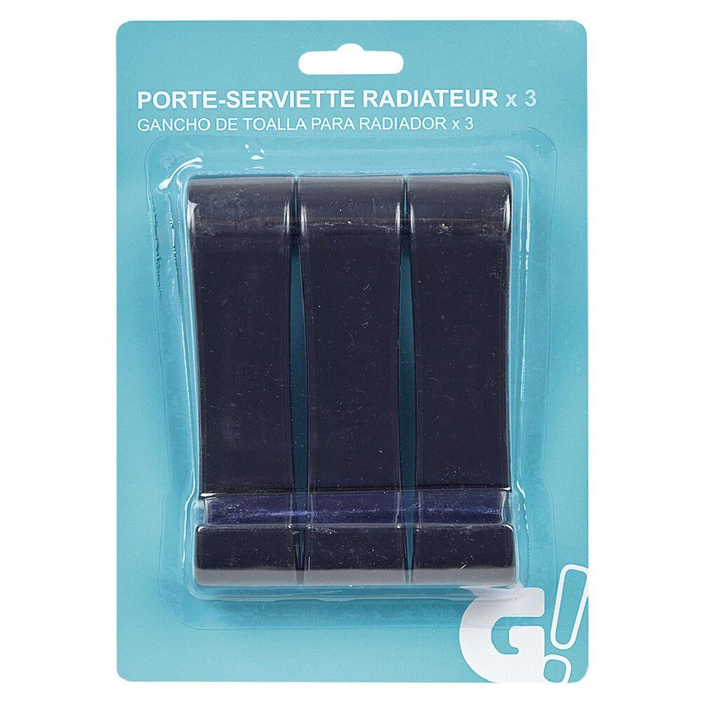 Porte serviette en plastique x 3