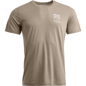 Ortovox 150 Cool Mtn Mission T-Shirt Grey Sand Herren