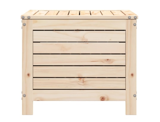 VIDAXL - Pouf Repose-pied de jardin 62x63,5x53,5 cm bois de pin massif