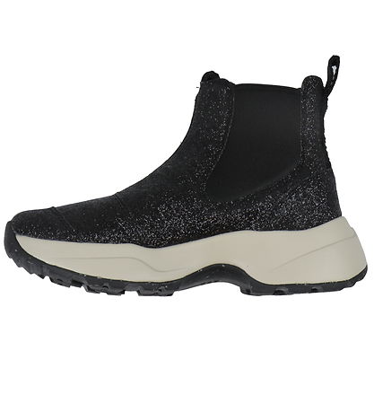 Woden Stiefel - Silje - Schwarz m. Glitzer
