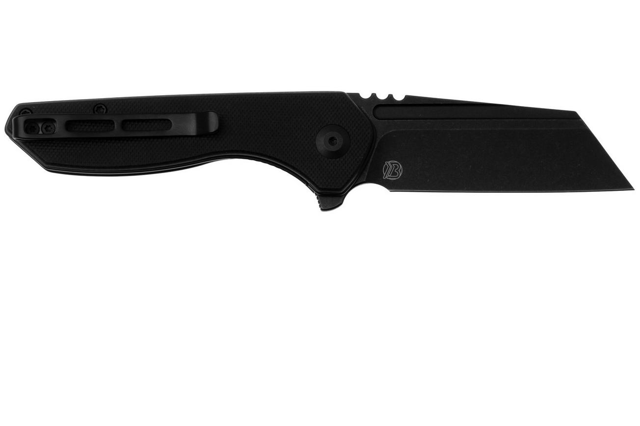 Civivi ExOne C23036-1 Blackwashed Nitro-V, Black G10 zakmes, Brian Brown design