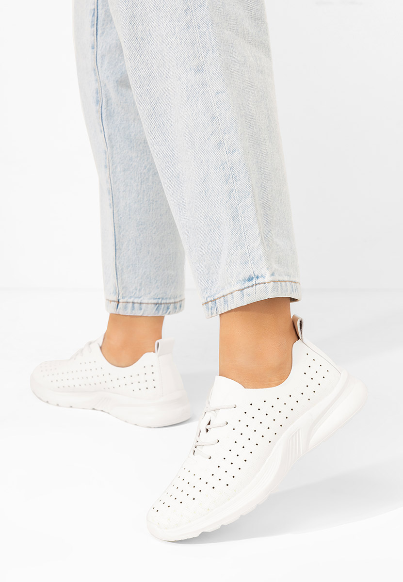 Baskets pour femme blancs Clarence
