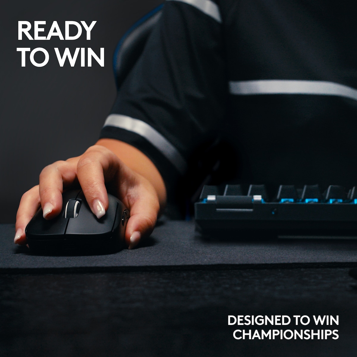 Logitech G PRO X TKL Lightspeed Linear trådløst gamingtastatur (sort)