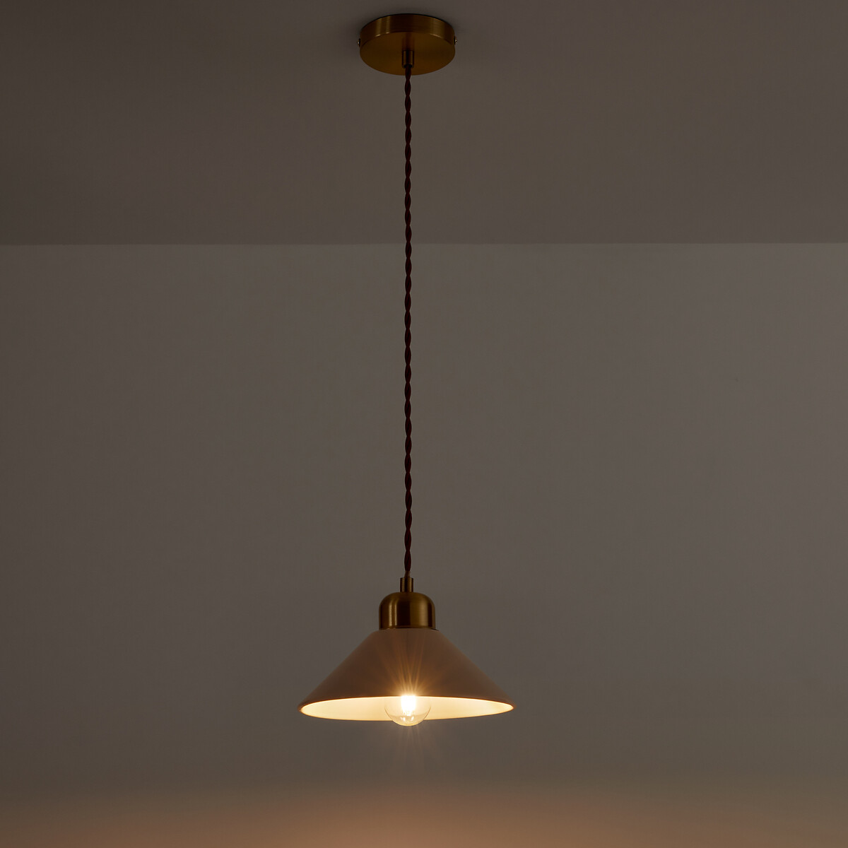 LA REDOUTE INTERIEURS<br>Luminária pendente de cerâmica Ø20 cm, Nilana
