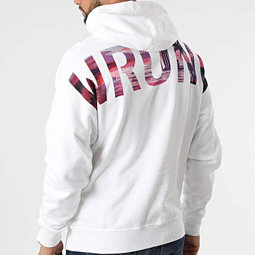 Sweat Capuche Scare Two Blanc