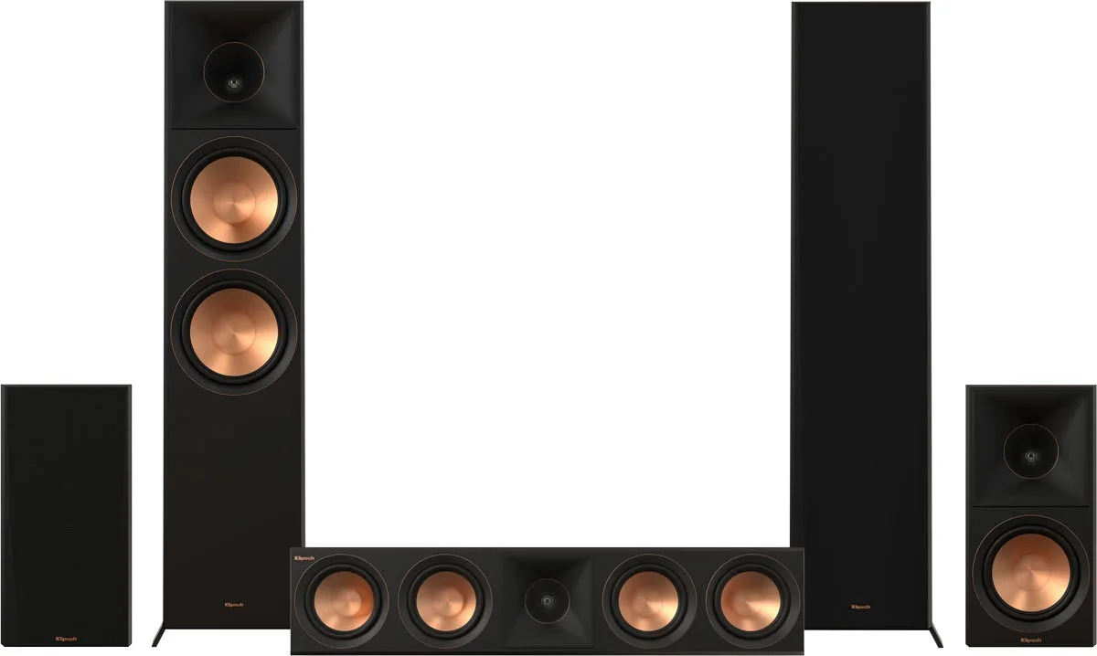 Pack d'enceintes Klipsch Reference Premiere RP-8000F HCM 5.0 Noir Packs enceintes grand spectacle