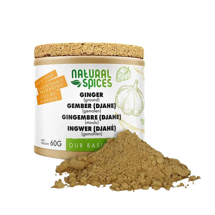 Natural Spices Gember gemalen 60 gram