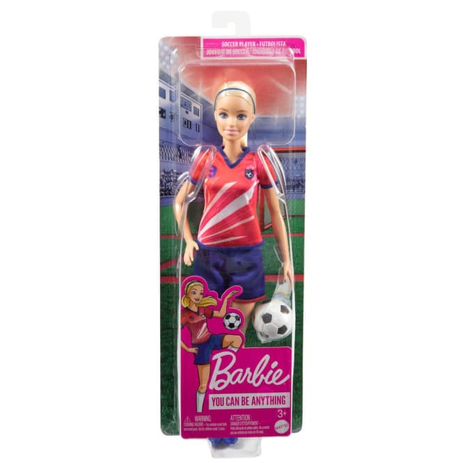 Barbie - Fußballspielerin - Puppe