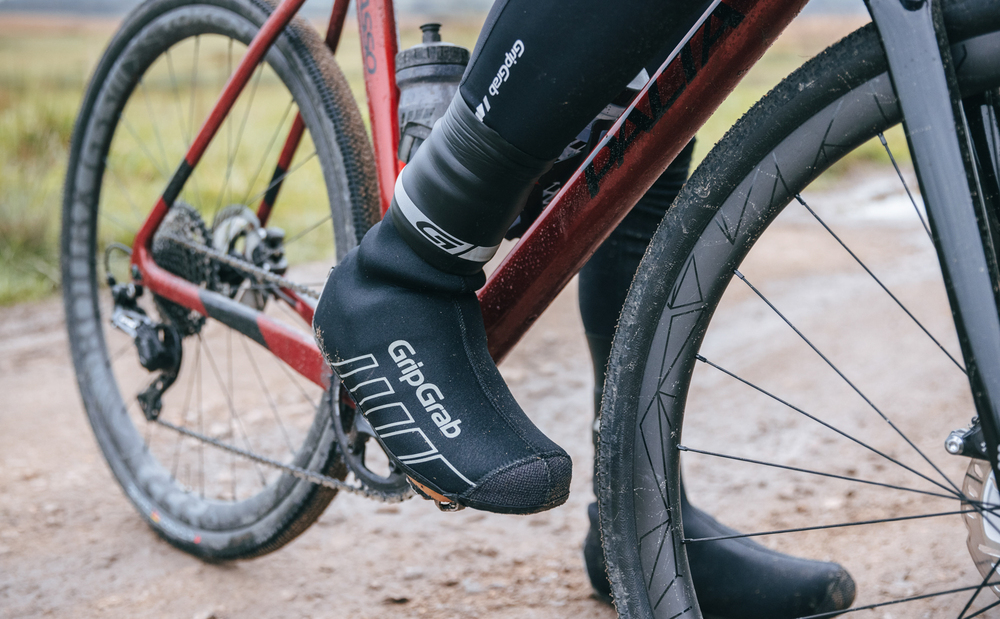 GripGrab CyclinGaitor Regnvejrs Ankle Cuff sort
