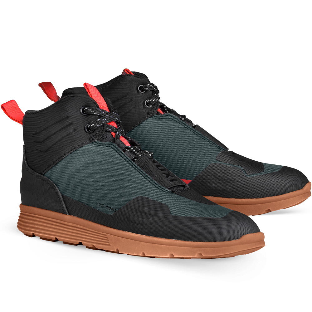 Ixon - Baskets Hopper Kaki / Noir / Rouge
