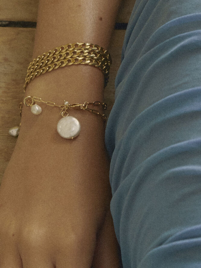 Maria Black Forza Bracelet Gold